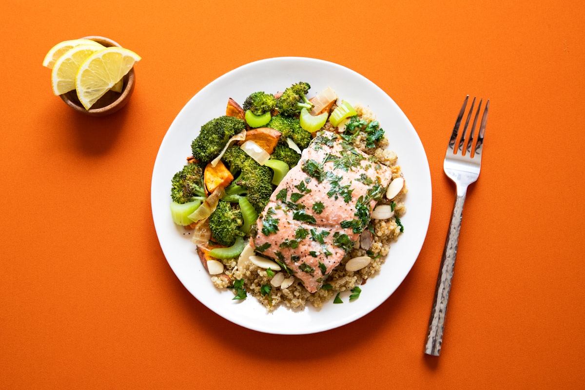 Nutritious food and balanced meal